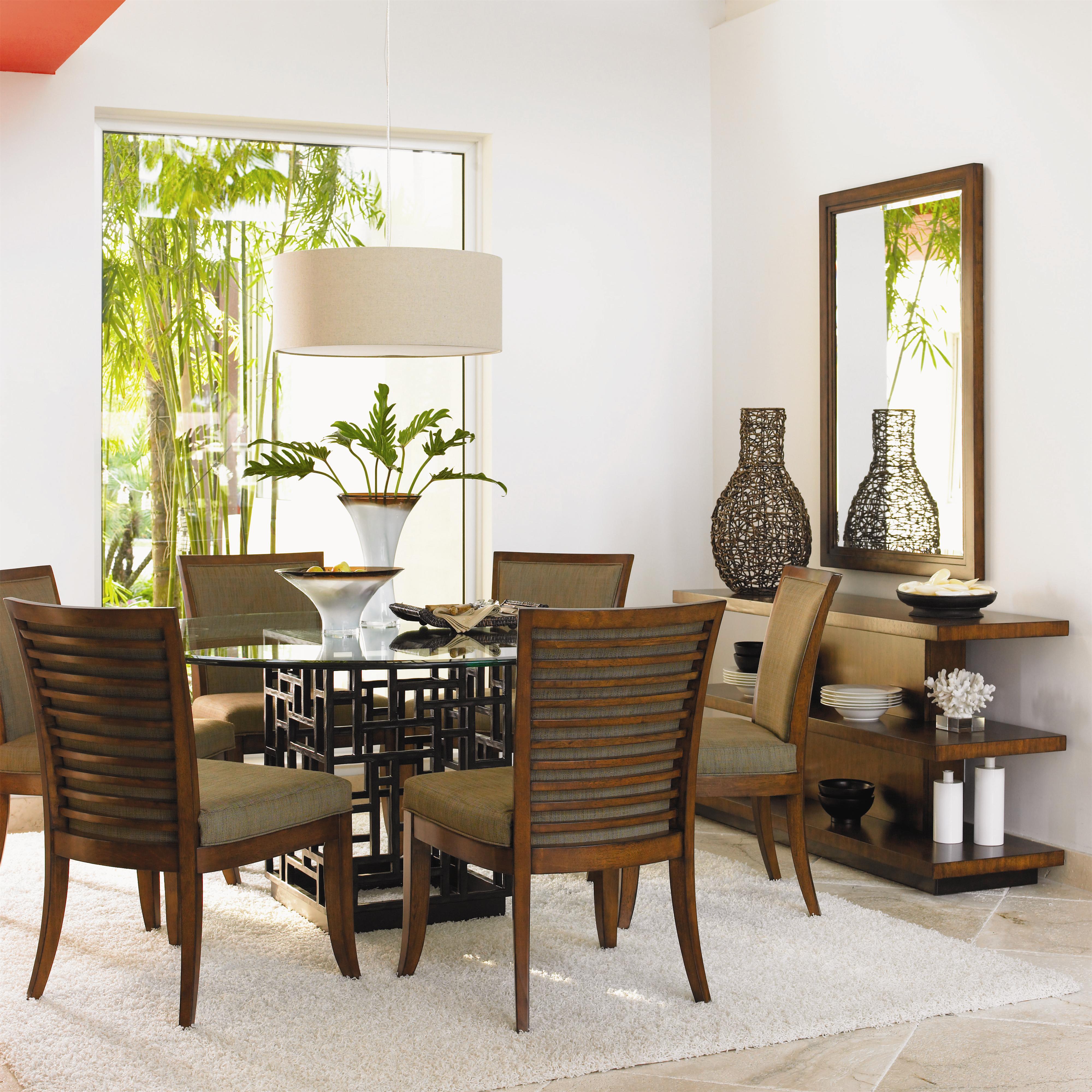 Tommy Bahama Home Ocean Club 6x536 882 1x536 967 1x536 875 60C Formal Dining Room Group Wayside Furniture Mattress Dining Set
